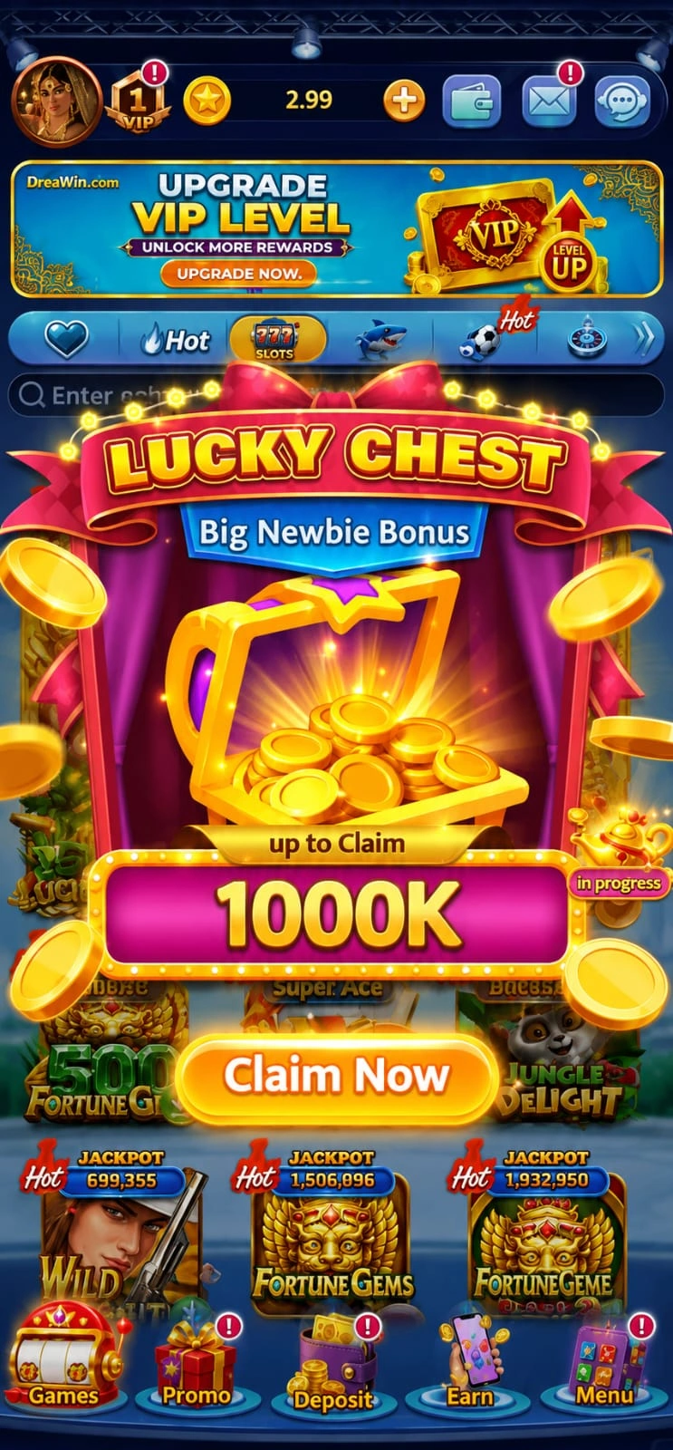 Diwa Top games lobby